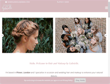 Tablet Screenshot of hairbygabrielle.co.uk